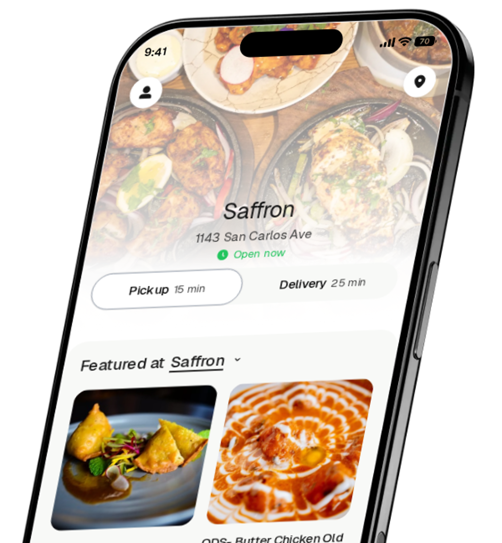Saffron app preview