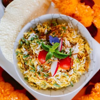Saffron Chicken Biryani