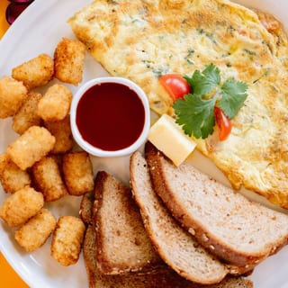 Masala Omelette & Pav